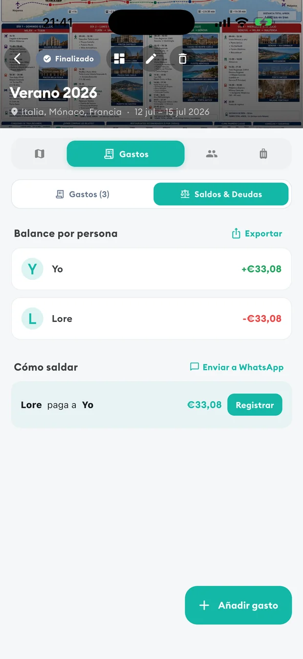 Gastos compartidos